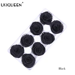 All Occasions Decorative Crafts 4-5Cm Yellow Immortal Flower Stabilized Roses Preserved Natural Eternal Flower