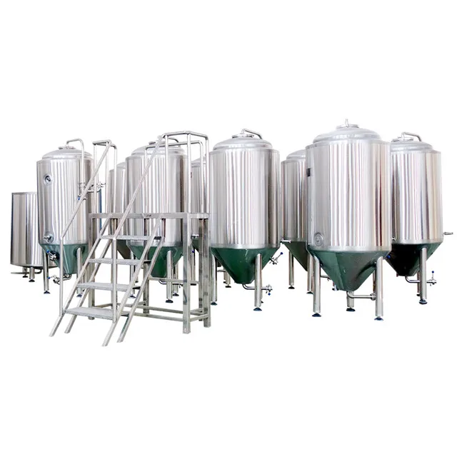 Stainless Steel Micro brewery  nano brewery 1000 Liter Brewing Equipment 1000 Liter Complete Line Brewery Plant For Sale
