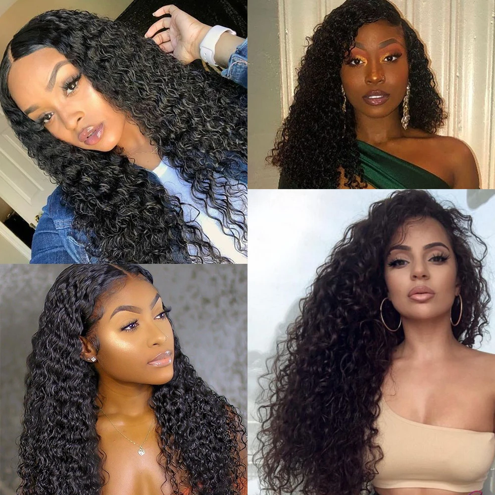 
Deep Wave Brazilian Hair Weave Bundles 100% Human Hair Wave Natural Thick Remy Hair Extensions 