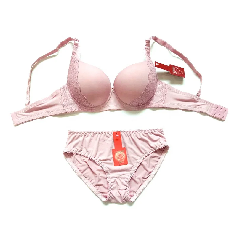 LUBUNIE Hot sale low price wholesale women bra brief sets sexy panty and bra underwear