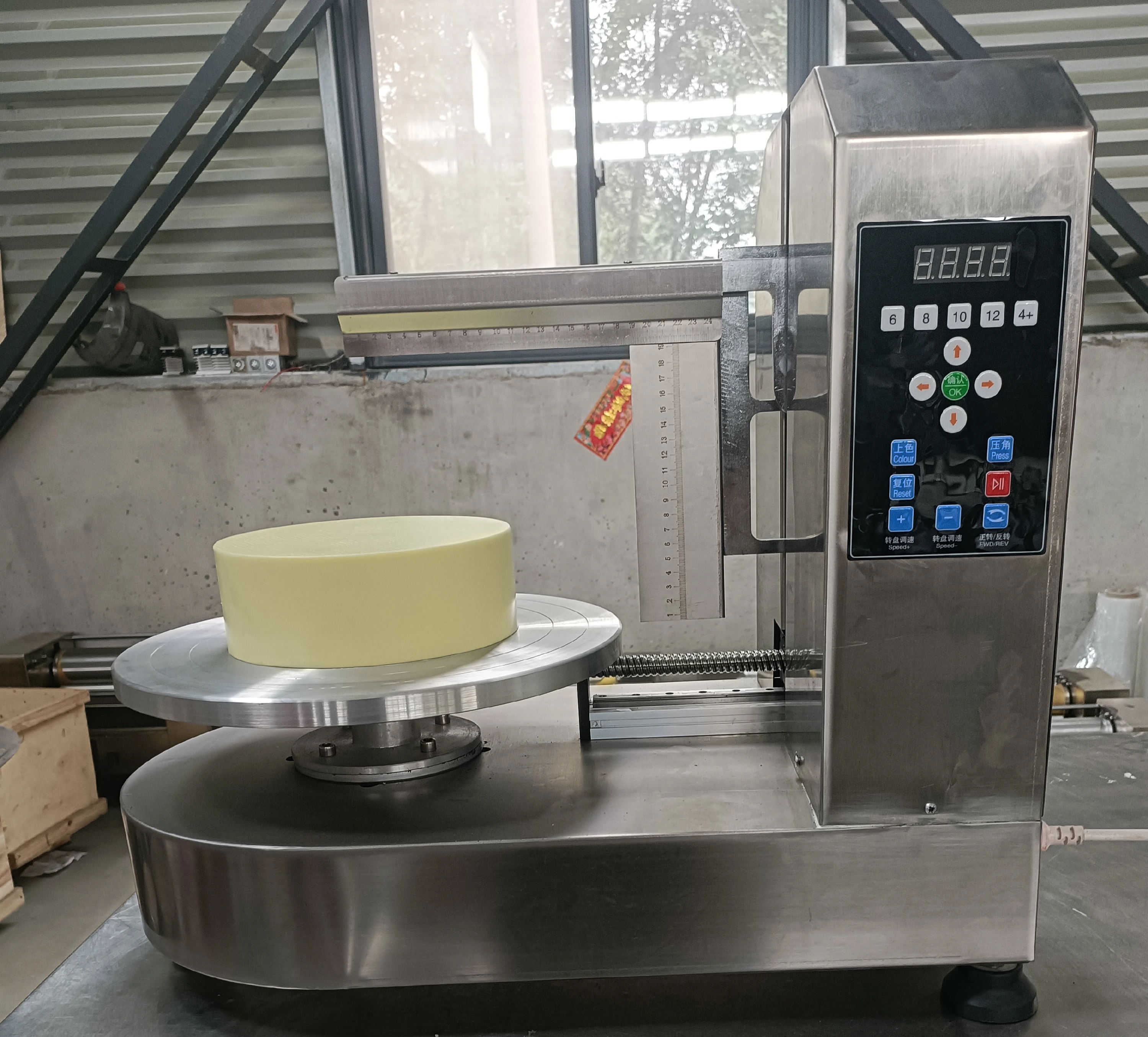 Flour Mill Machine Fully Automatic Cake Spreading Machine Milk Cake Making Machine