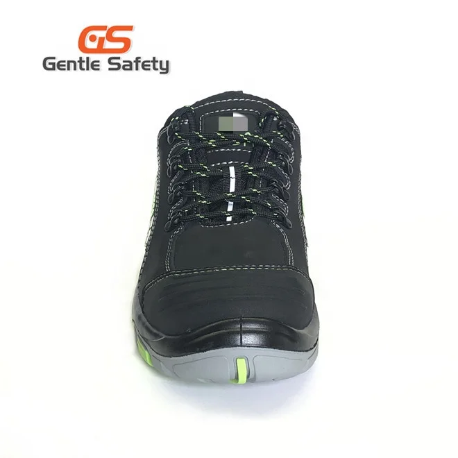 
New style waterproof black safety shoes for work nubuck leather 