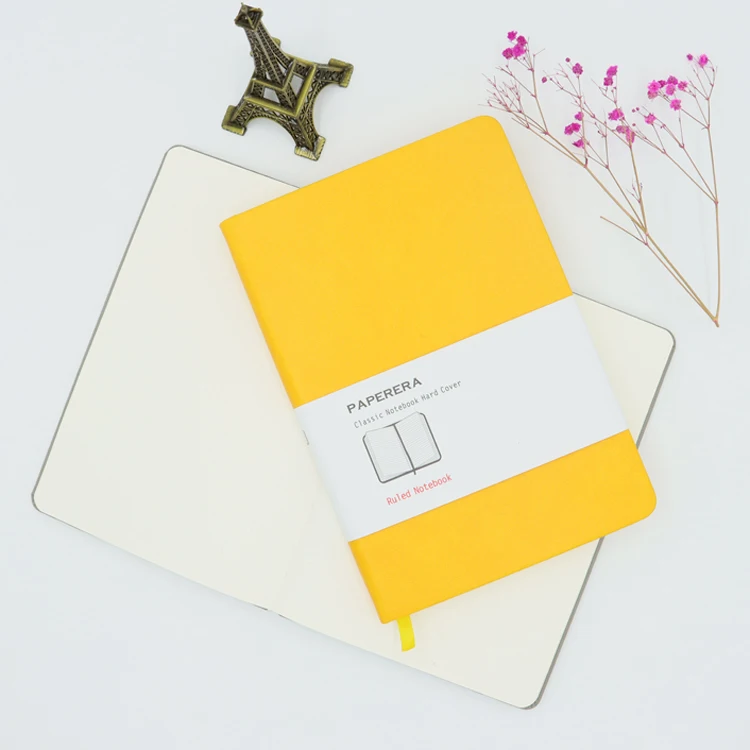 Leather 2022 Diary Hardcover Agenda Printing A5 Budget Planners Dotted Journal Hardback Notebook Custom Stationery