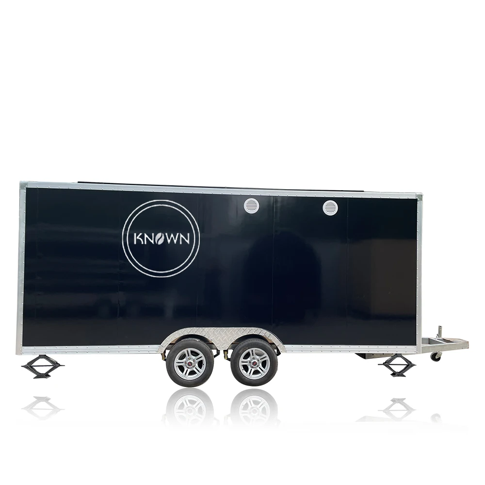 Customized Mobile Fast Food Trailer Standard Mobile Food Truck Cart Trailer