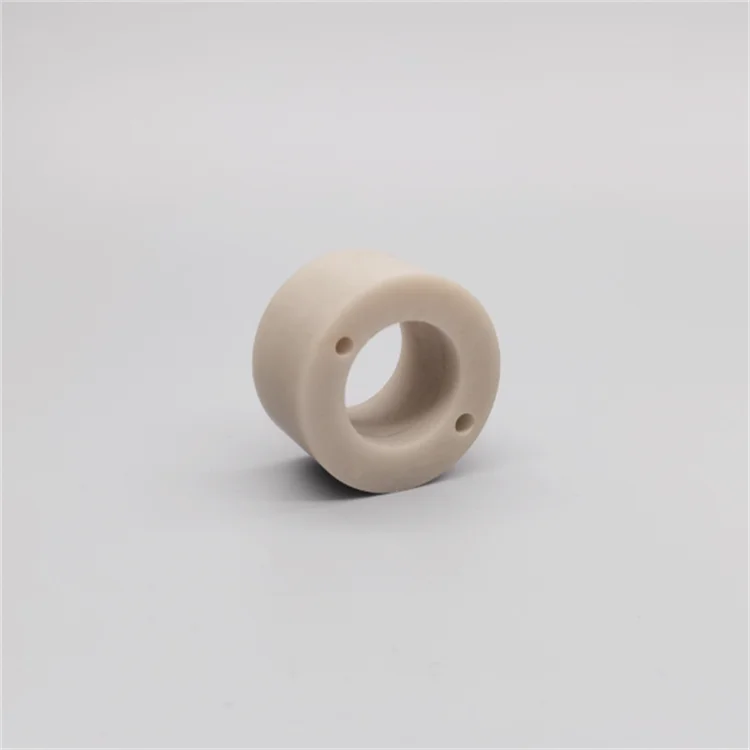 170W aluminum nitride ceramic tube shaft ALN insulating ring components for electronic