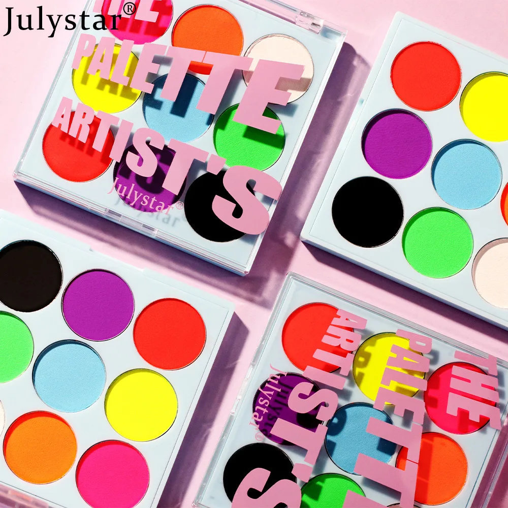 Latest Makeup Fluorescent Eyeliner Body Paint Paste European and American Eye Makeup 9 Colors Eyeshadow Palette