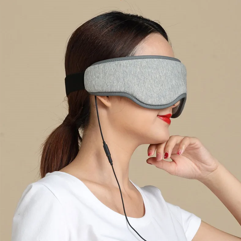 3D маска для сна музыкальные наушники для сна памяти хлопок маска для глаз как для мужчин, так и для женщин