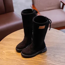 Осенние модные классические детские Ботинки Martin из натуральной кожи