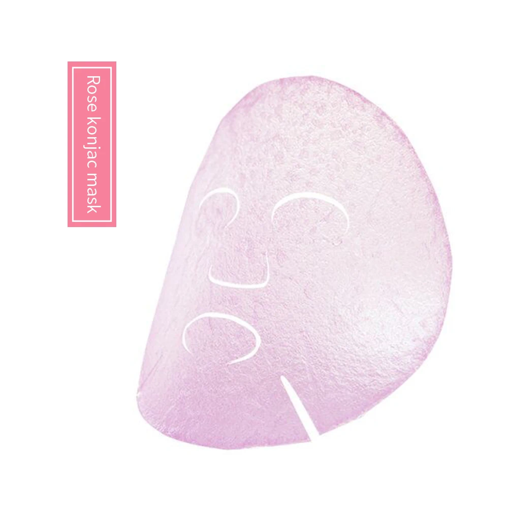 Lavender  konjac face mask for moisturizing and hydrating