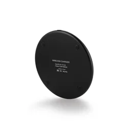 Portable Mirror Surface Mobile Phone Wireless Charger Crystal Round Wireless Charger For Android Pones