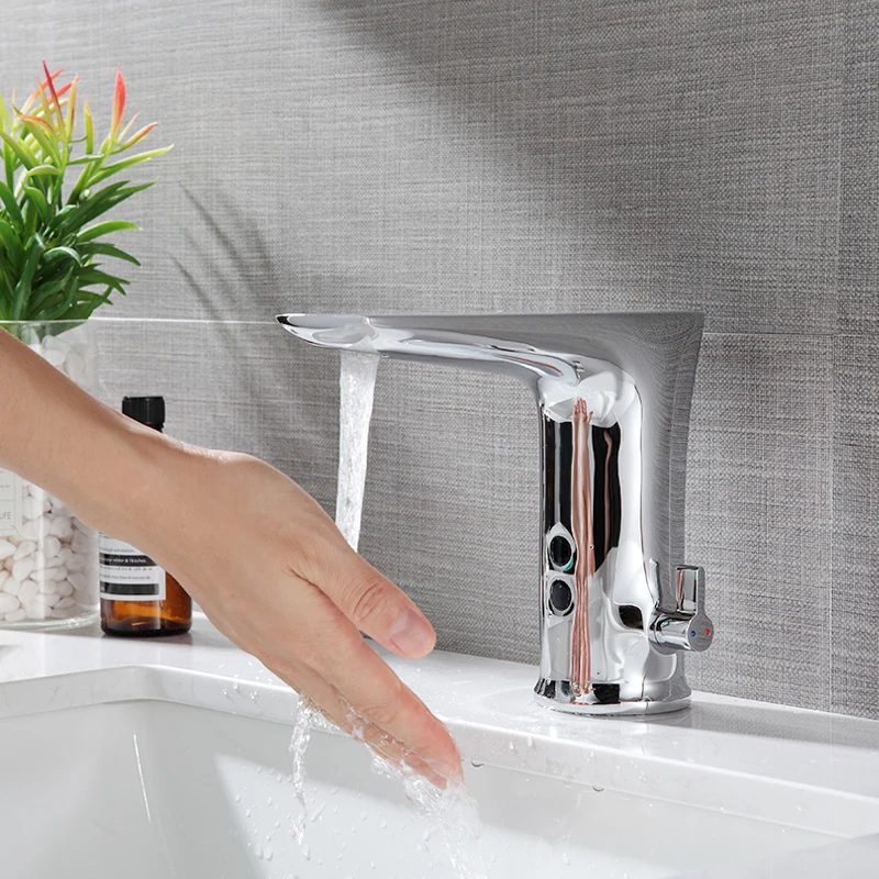 Automatic smart tap water sensor wash basin mixer/medical hospital water saving faucet/eco sensor water saving tap price health