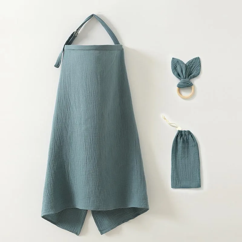 Supersoft 4 in 1 nurse coveralls stylish nursing covers for breast feeding breathable nursing cover poncho fashionable