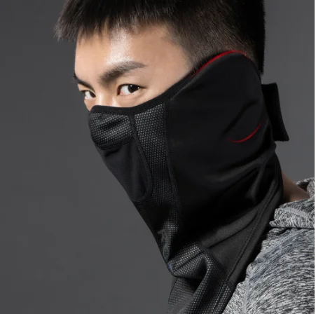 ROCKBROS Cycling fleece Mask Winter Windproof Keep Warm Breathable Facemask Earmuff Lengthen Mouth Face outdoor cycling maskes
