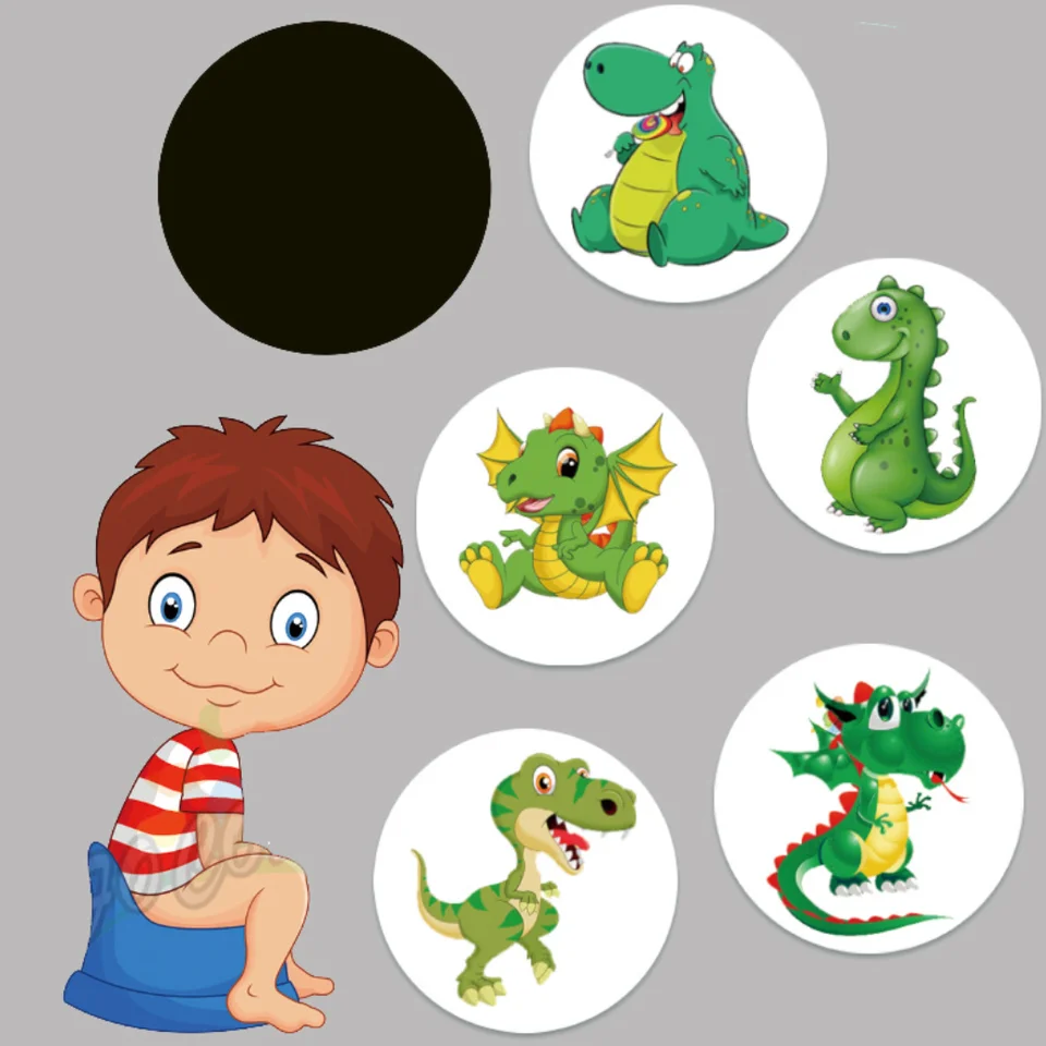 Potty Training heat sensitive color change sticker water indicator color change film sticker