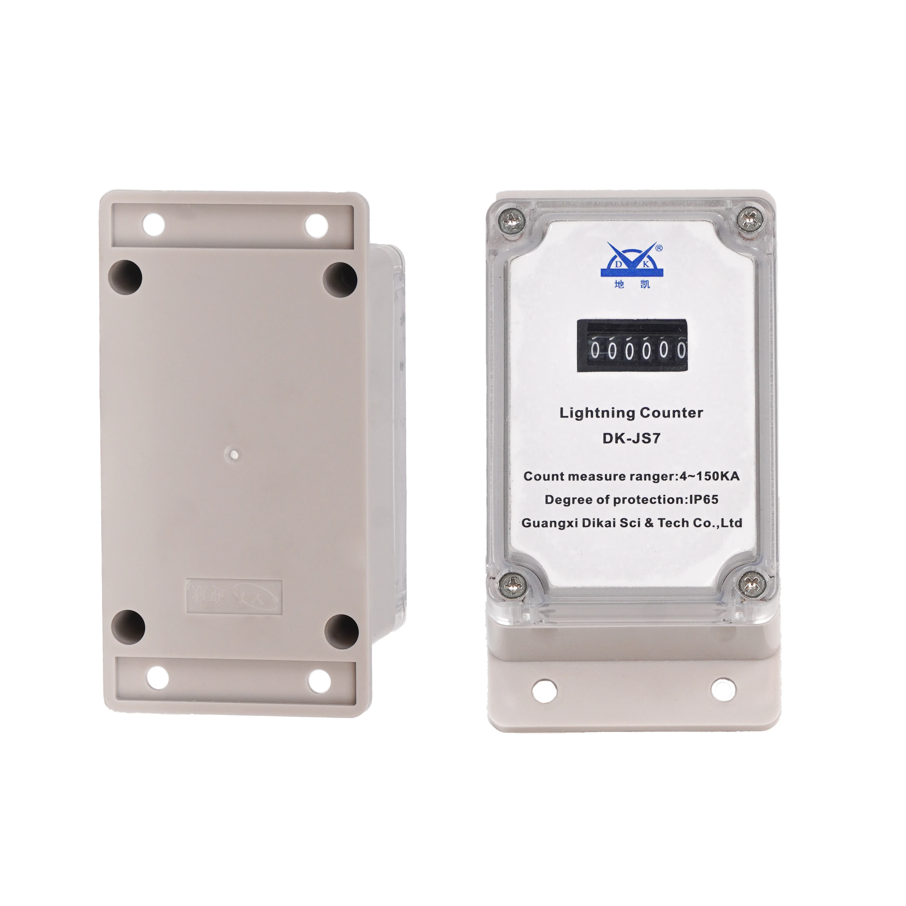 1 Year Warranty Wholesale IP67 Lightning Strike Counter for Counting and Monitoring Lightning Current and Surge Current