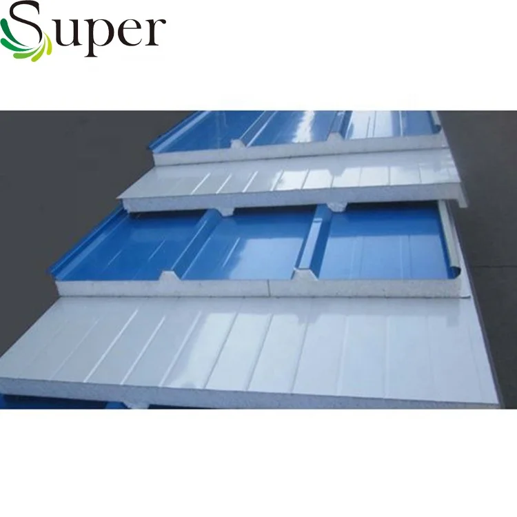 
High quality exterior thermal sandwich panel corrugated eps roof with insulation eps 