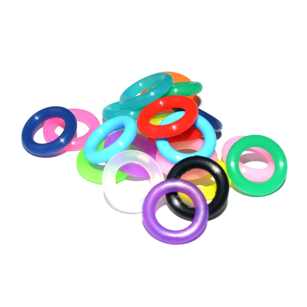Food grade colored clear heat resistance silicone o ring rubber seal o-ring