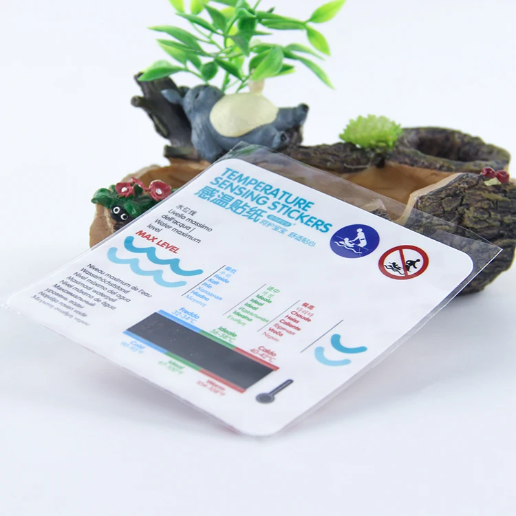 Многоразовые ЖК-пластиковые лоб лихорадка сканирования полосы самоклеющиеся термометр для взрослых детей