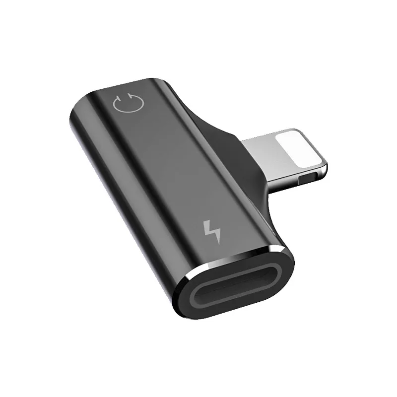 MOTIVO T10 2 в 1 для Iphone с двумя usb-портами наушников аудио адаптер Кабели портативный функцией зарядки и передачи