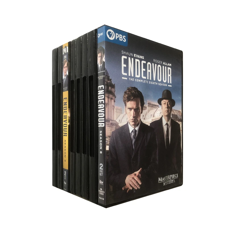 Masterpiece Mystery Endeavour Season 1-8  18 Discs Factory Wholesale DVD Movies TV Series Cartoon Region 1/Region 2 Free Ship