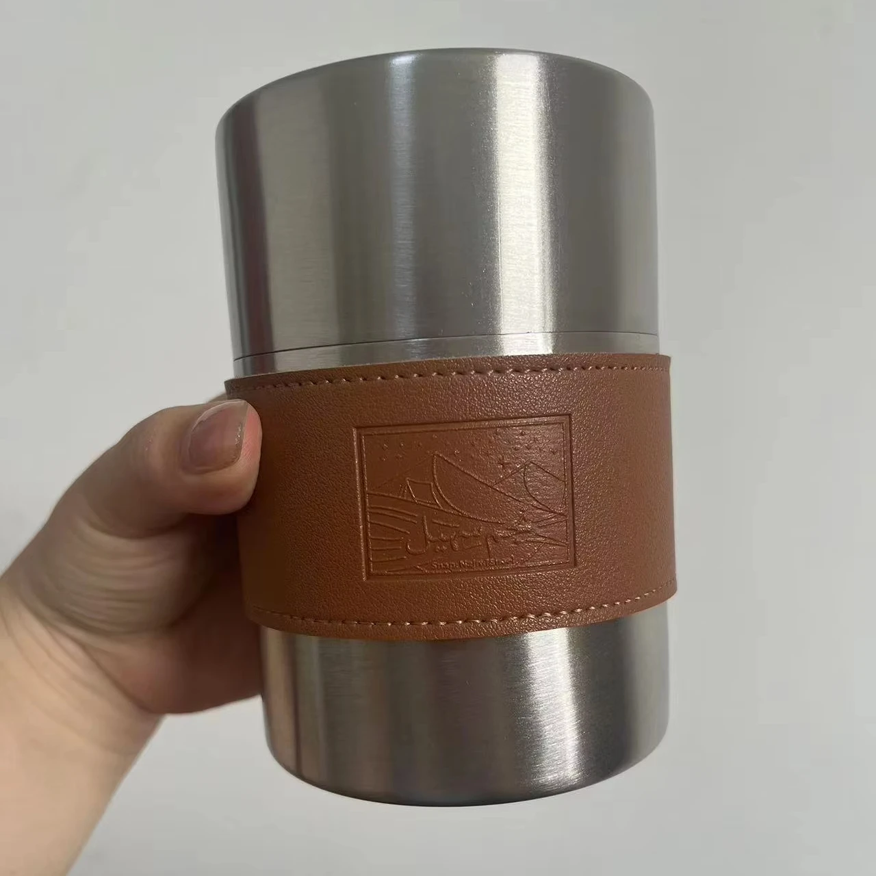 Faux Leather Beer Glasses Cup Cover Anti-slip Beverage Whisky Wine Glasses Sleeve Gift Candle Aromatherapy Aroma Leather Cover