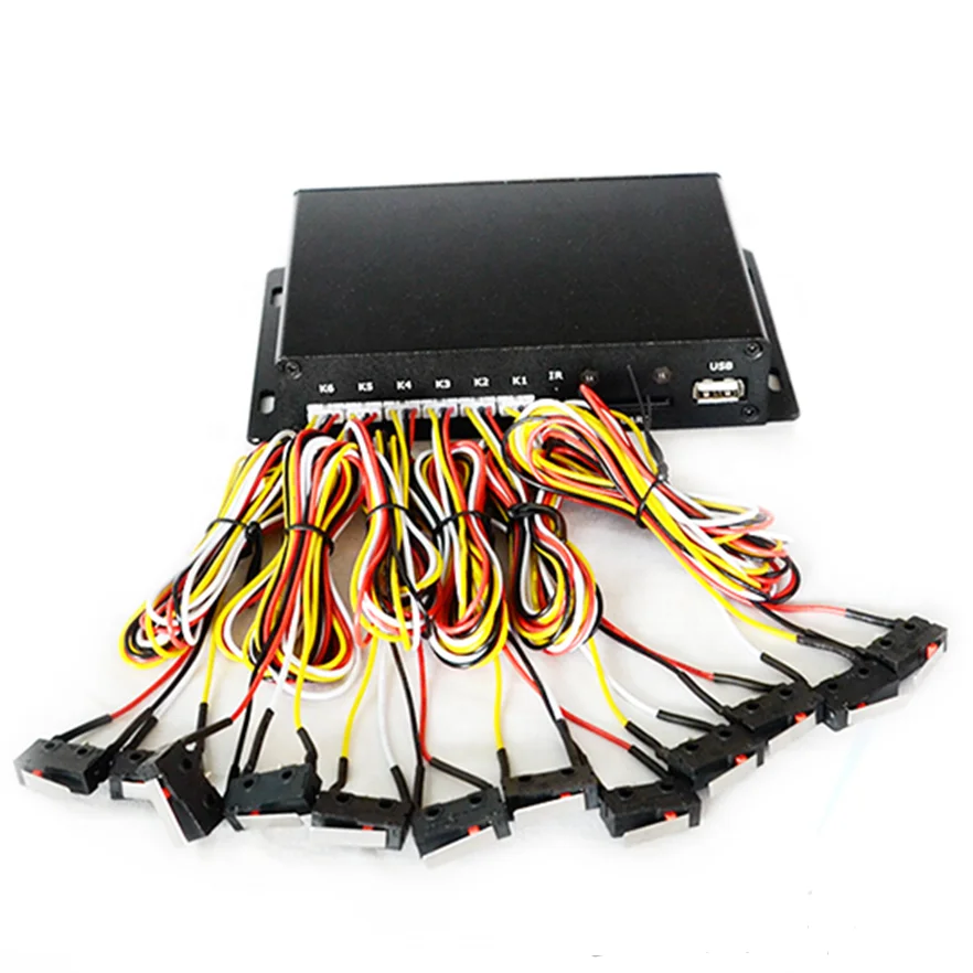 MPC1005-12(MS) OEM factory digital advertising display board 12pcs micro switch RS232 USB media player