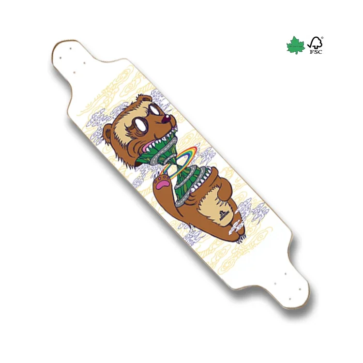 wholesale OEM 9 ply 100% Canadian maple custom Downhill complete longboard complete