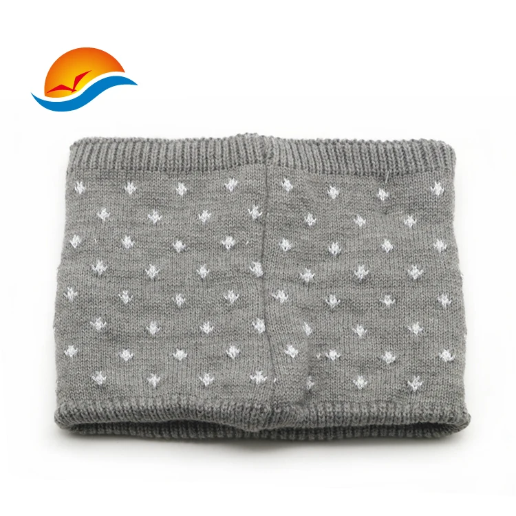  New Fashion Couple Scarf Winter Warm Knit Neckerchief plain acrylic knitted Neck Warmers for
