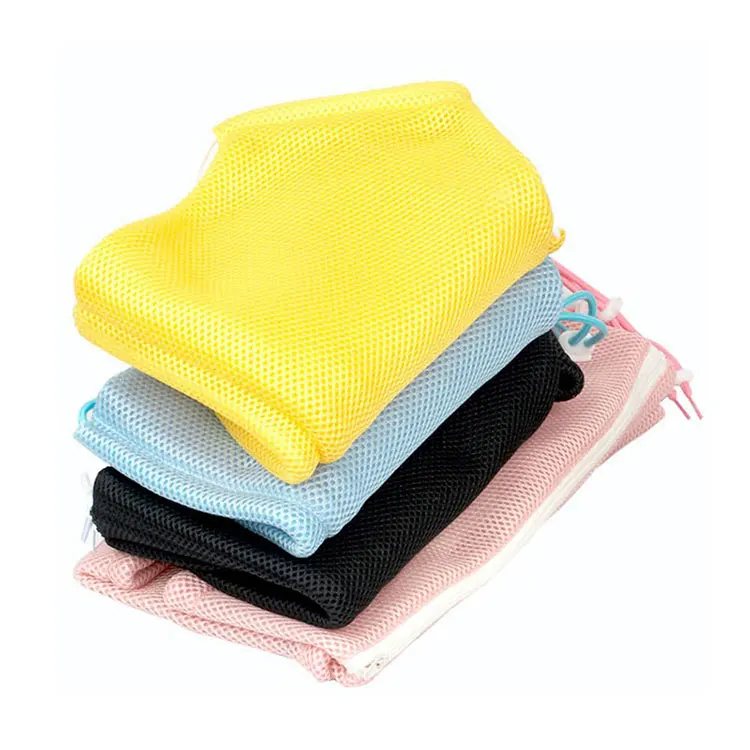 
Custom pet nail trimming bags cat washing shower mesh bag 