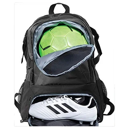 Soccer Shoe Basketball Backpack includes separate brackets and ball holder