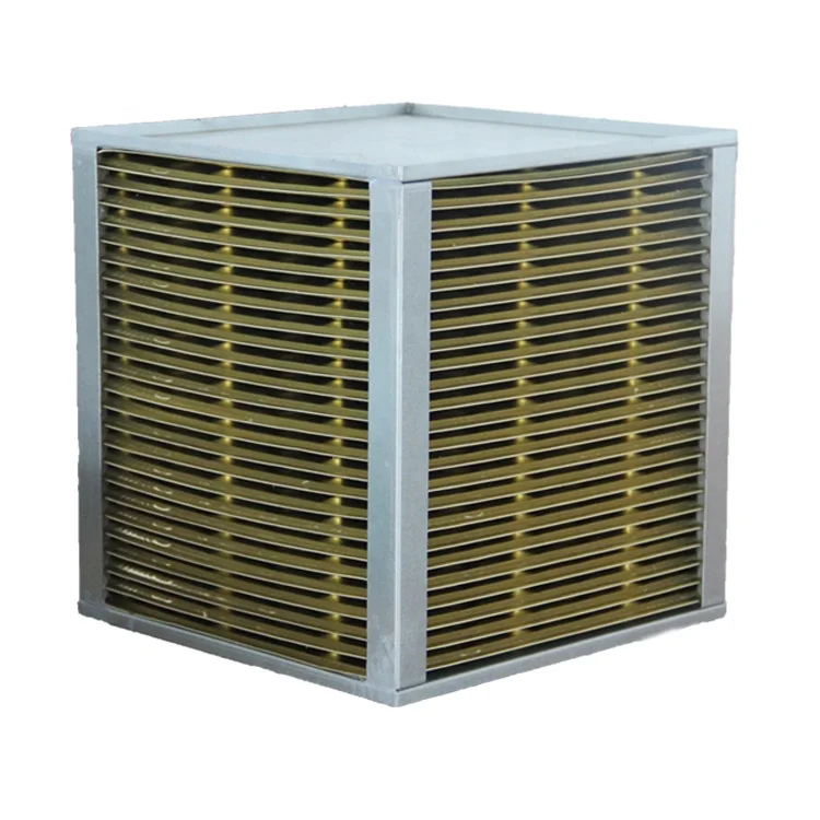 ERA-01 plate heat exchangers core air recuperator with air ventilation system
