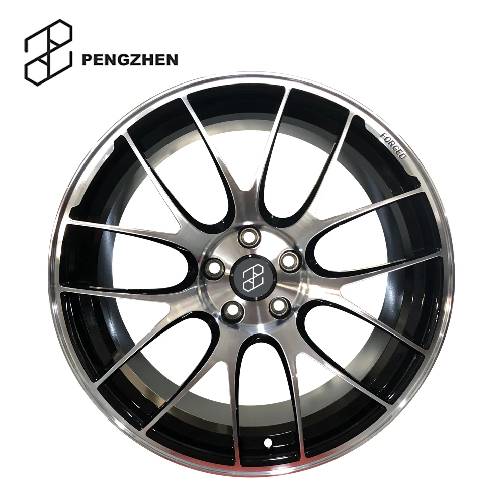 Pengzhen Gloss Black with Machine Face 17 18 19 inches 20x9 Alloy Wheel G27 5x120 5X112 Rims for BMW