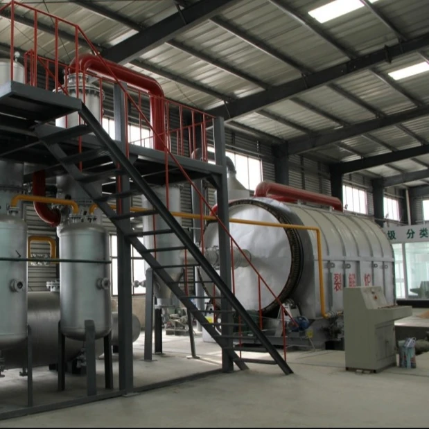 Hot export Tire Recycling Plant 10 TPD Waste Tyre Pyrolysis Plant New Design Waste Rubber Pyrolysis Furnace Machine