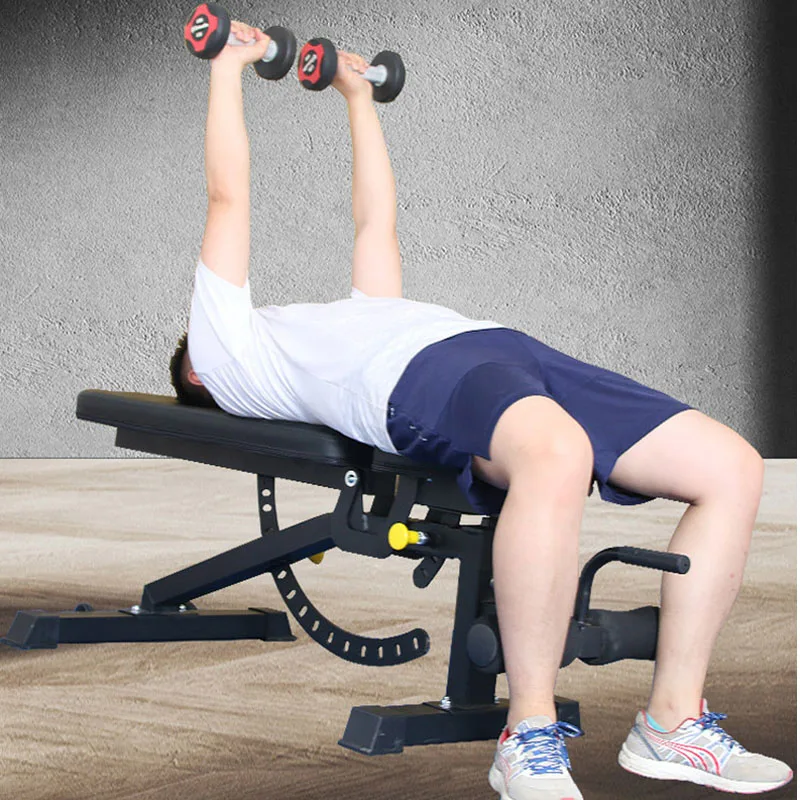 Hot sale Multi Purpose Adjustable Fitness Weight Bench  with Adjustable Seat and Back Cushion