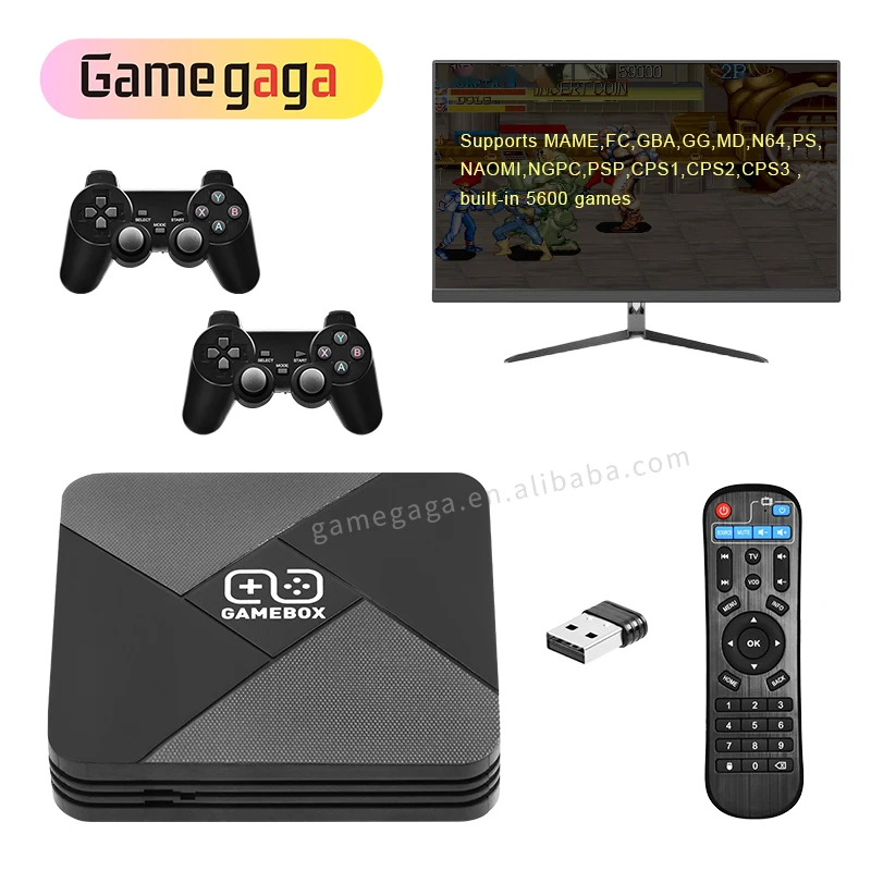 Amazon Hot G5 5600 Ретро ТВ приставка Игровая консоль для PS1 игровая с 64 Гб картой супер HD 3D игровой