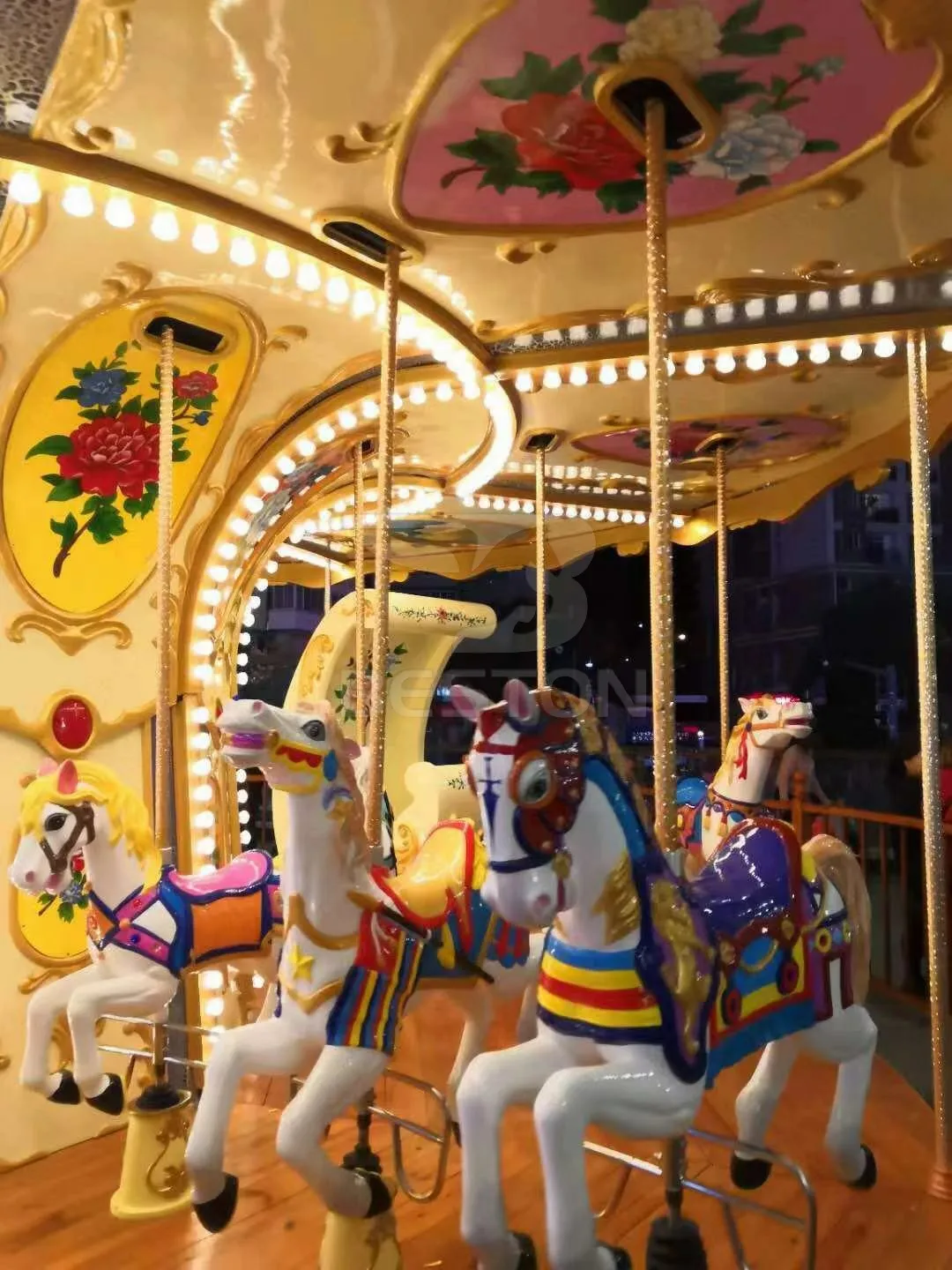 Amusement Rides Manufacture Outdoor 24 seats Electric Carousels