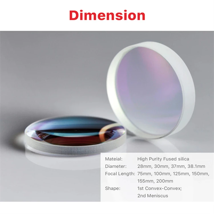 AR coating @1064nm Fiber Laser Protective Windows Lens for laser cutting machine