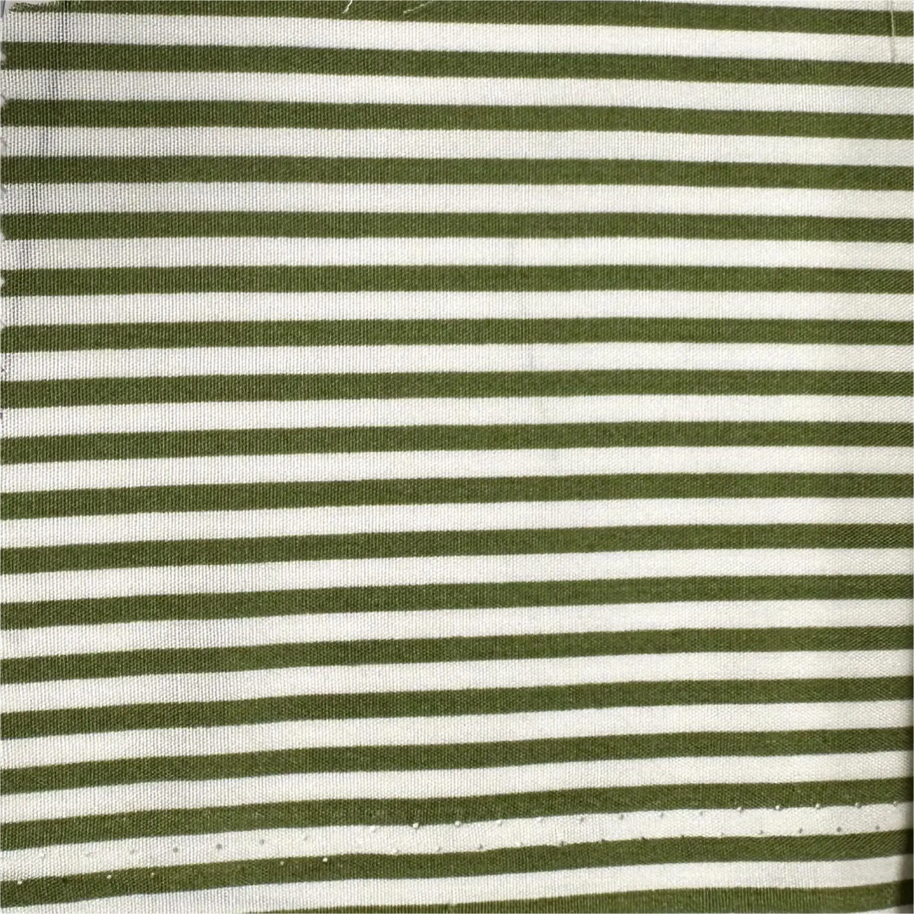 Wholesale Fabric Polychromatic Stripe Lightweight Woven Low MOQ 100% Rayon Printed Fabrics Indian Women Fabric for Garment Dress