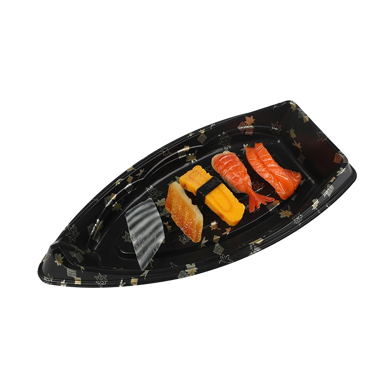 Wholesale Sushi Box Container Japanese Sushi Plastic Boat tray