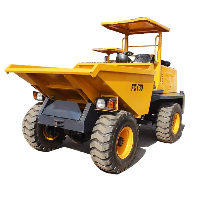 CE Construction mining farm new small concrete dumper / 4x4 wheel mini site dumper 3 ton mining dump truck for sale with CE/EPA