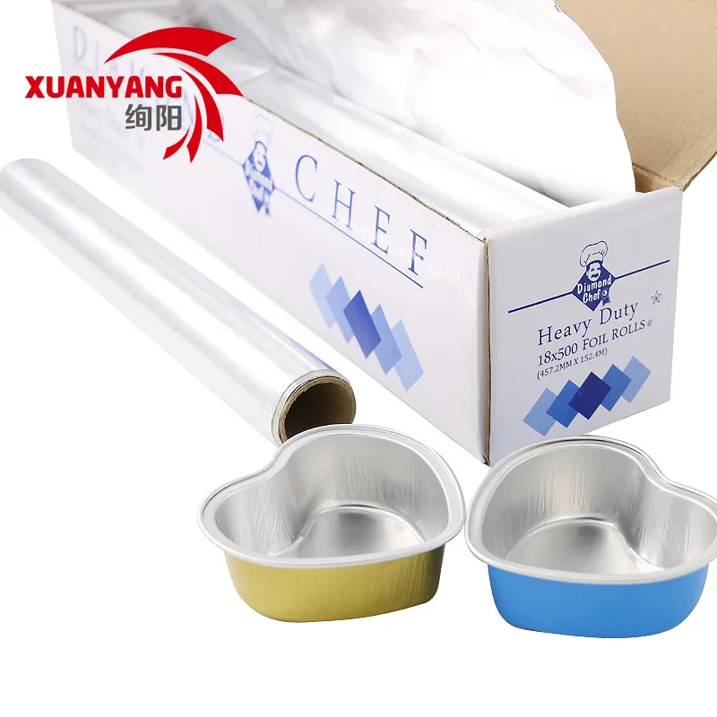 18*1000ft  Heavy duty  freshness aluminum roll for BBQ