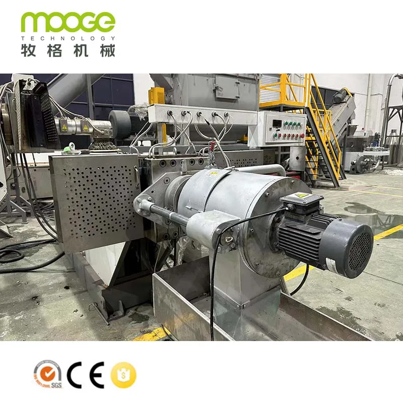Plastic Film Single Stage Screws Granulating Machine