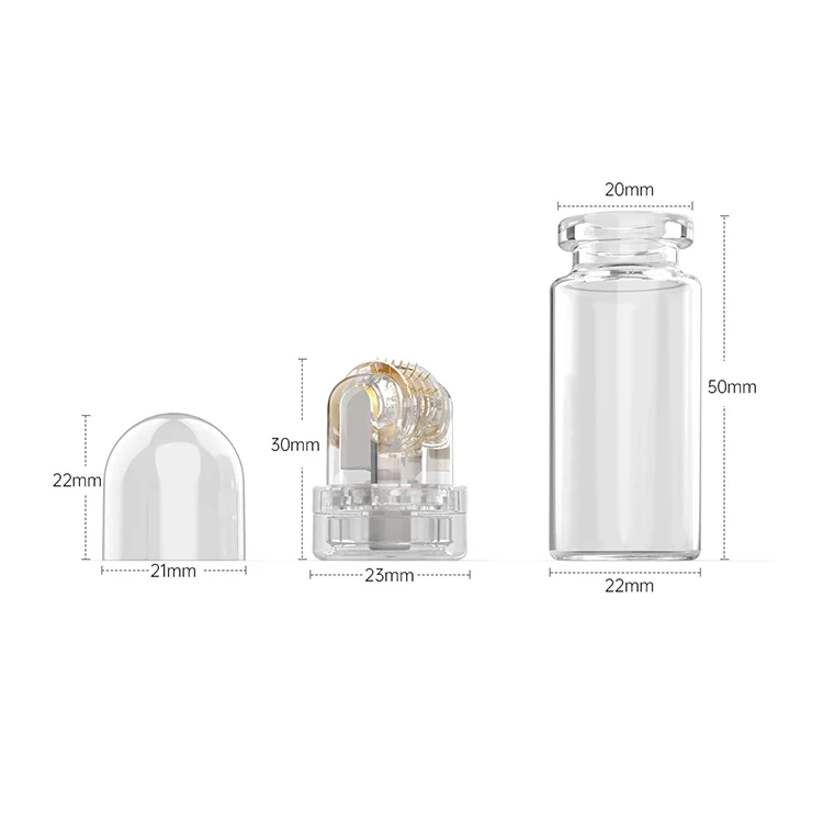 20 штырьков для домашнего использования, гидравлическая игла Hydraroller, 20 золотых микроиголков, гидравлический ролик 1 мм с сывороткой для ухода за кожей