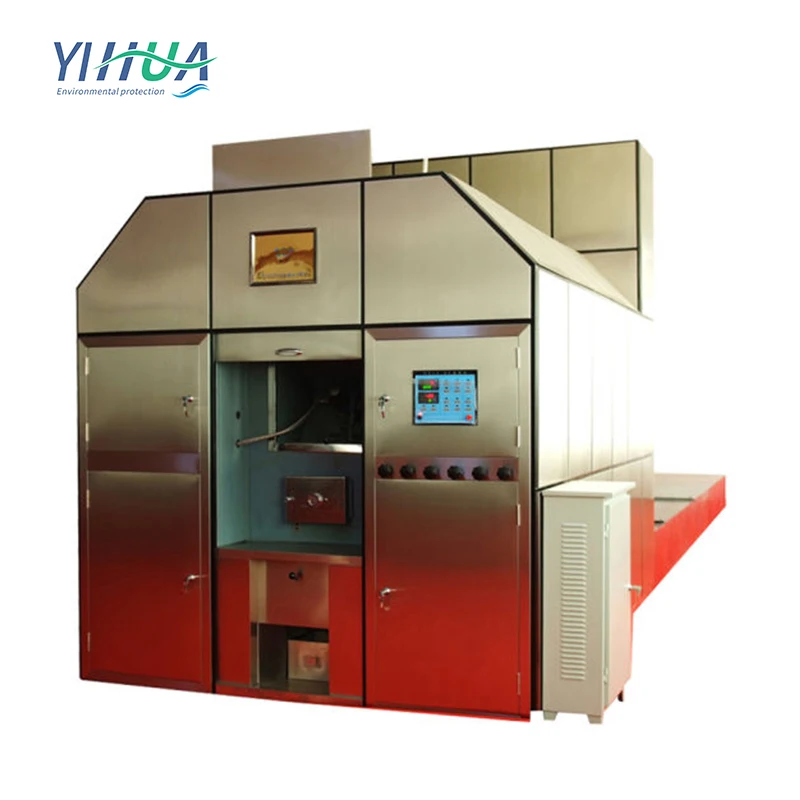 High Temperature Cremation human Incinerator Burning Disposal Incineartion Machine