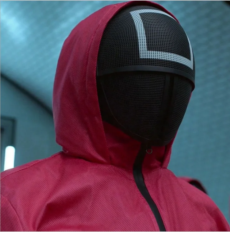 456 Costume Cosplay Tracksuit Red Jumpsuit Custom Logo Clothes Outfit Set Halloween Masque Jacket Squid Game Clothes Costume