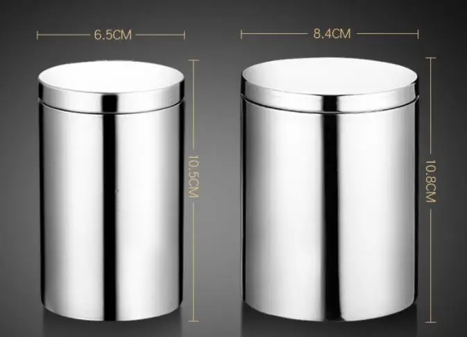 Stainless Steel Ointment Jar Cotton Balls Jar Dispenser Liquid Holder