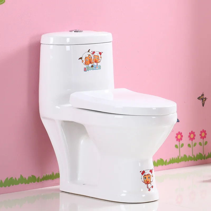 
Colorful Bathroom Ceramic Kindergarten special children Chinese Wc Toilet 