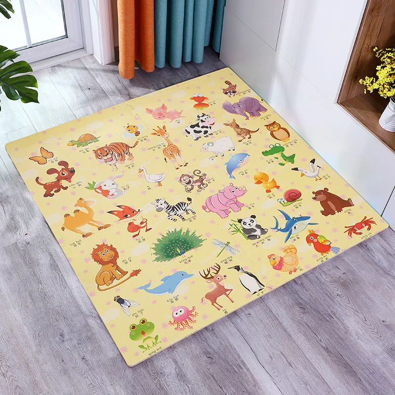 Vivid Image EVA Foam Mat For Crawling 4PCS A Picture Kids Play Mat