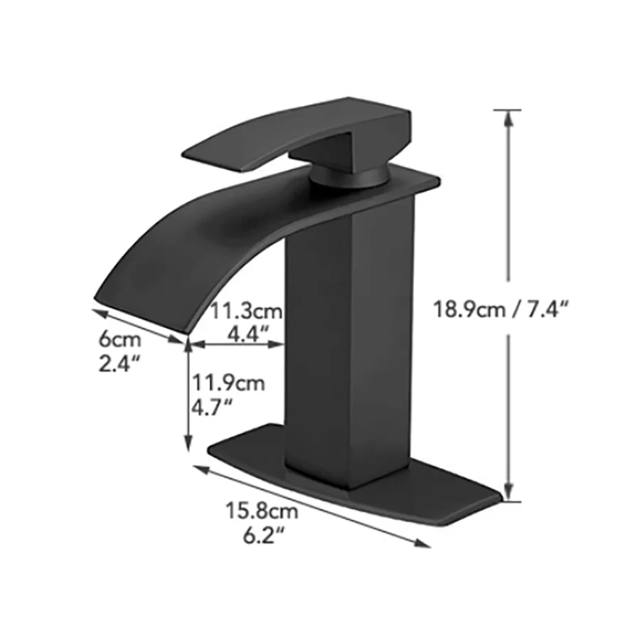 Gold Stainless Steel Brushed Nickel Washbasin Faucet Bathroom Basin Faucet