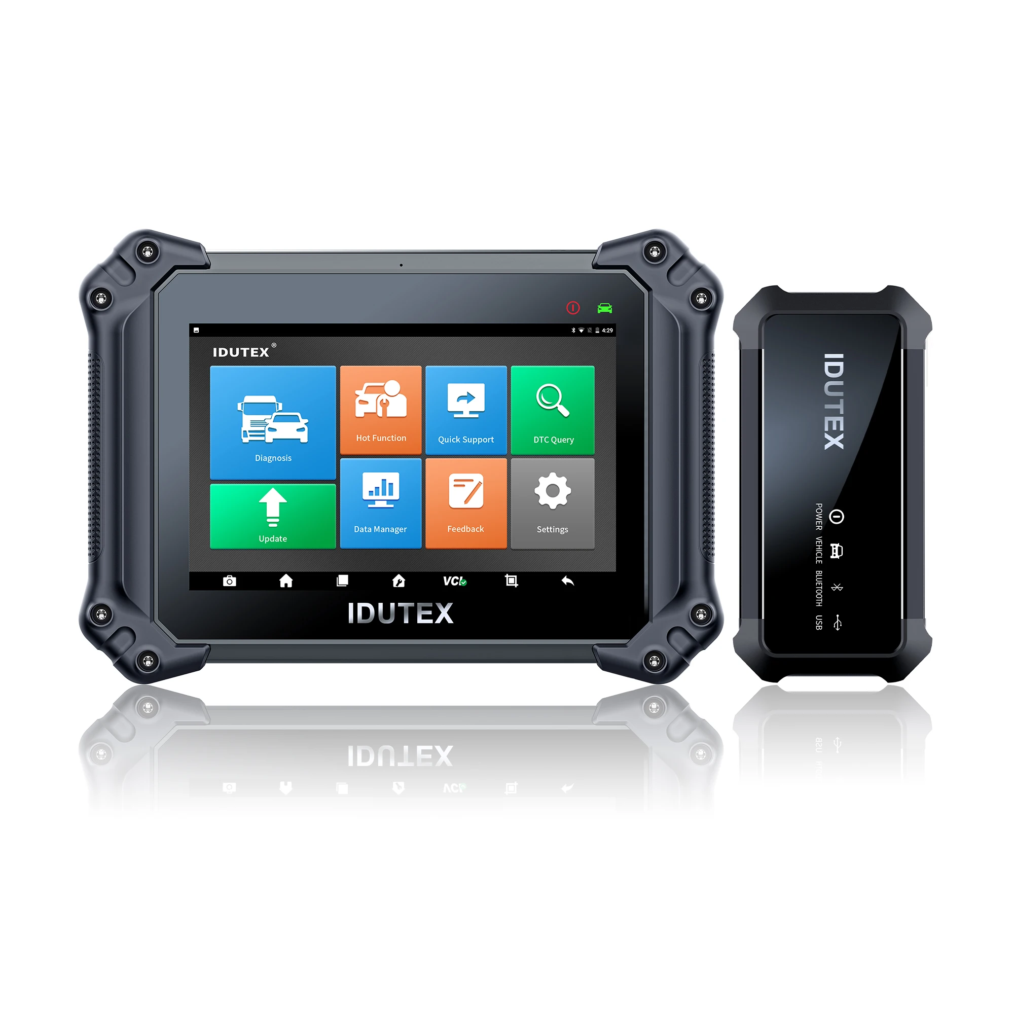 Idutex TPS 830 pro diagnostic tools with software install in 8 inch tablet automotive tools for both car and truck